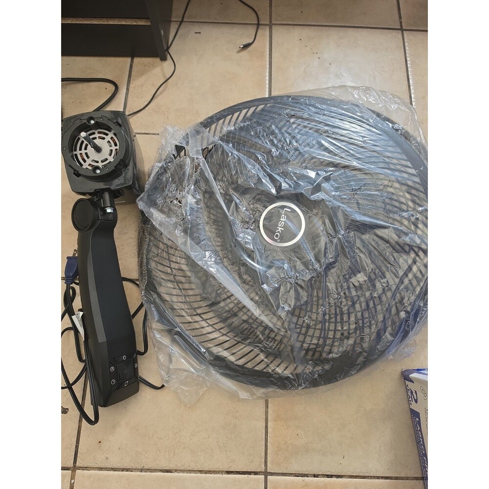Lasko Windstorm 18" Eco Quiet DC Pedestal Fan with Remote Control Open Box